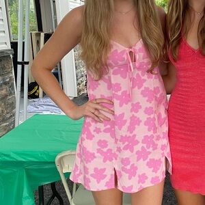Pink Floral Sundress